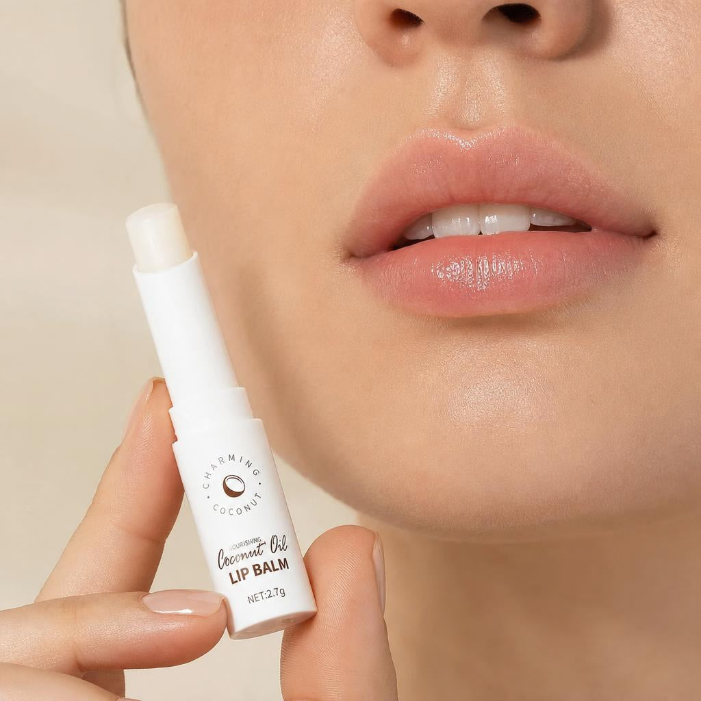 Labios hidratados con el bálsamo de coco SADOER